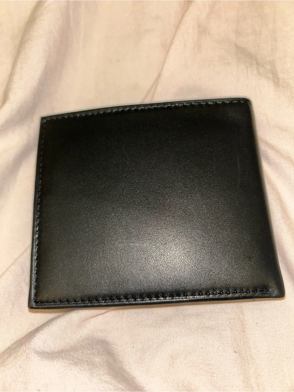 Kenneth Cole Reaction Men's Classic Leather Look Bifold RFID Style Black Wallet